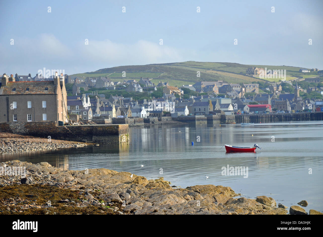 Stromness in the Orkney Islands Stock Photo