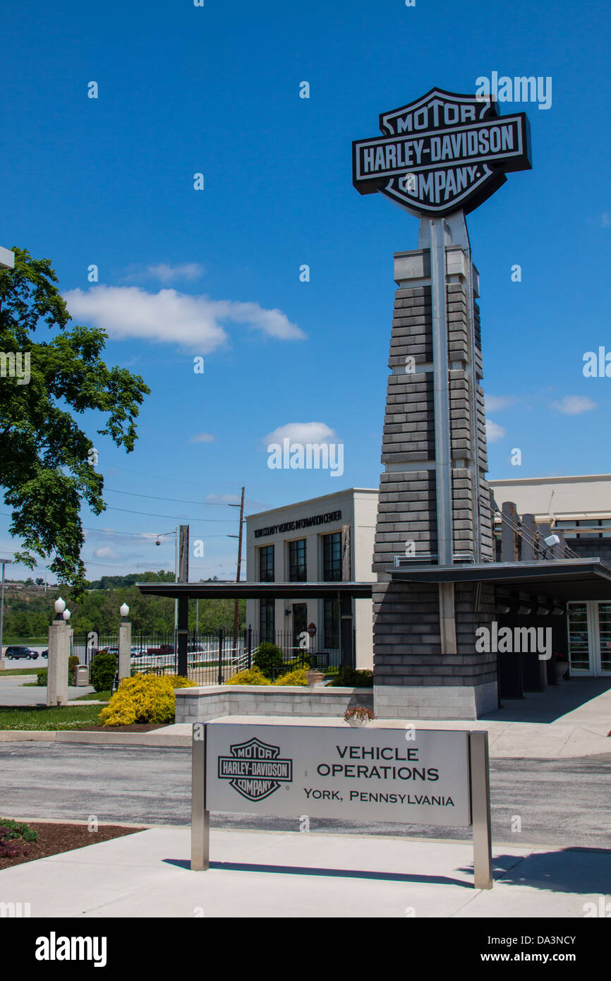 Harley davidson factory hires stock photography and images Alamy