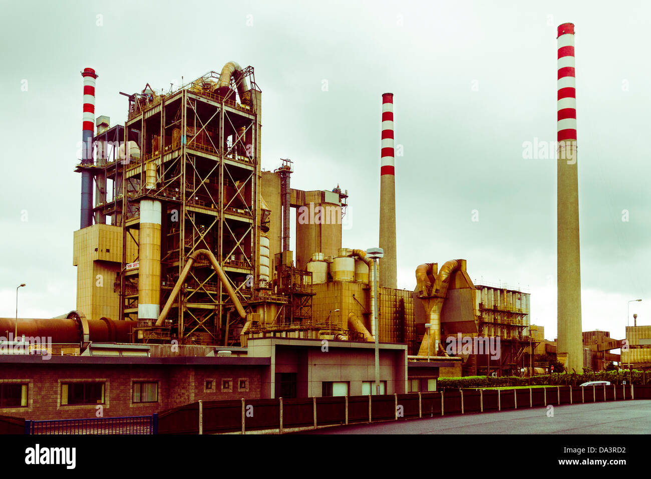 'The Cement'. The Irish Cement works at Platin near Drogheda Co Meath