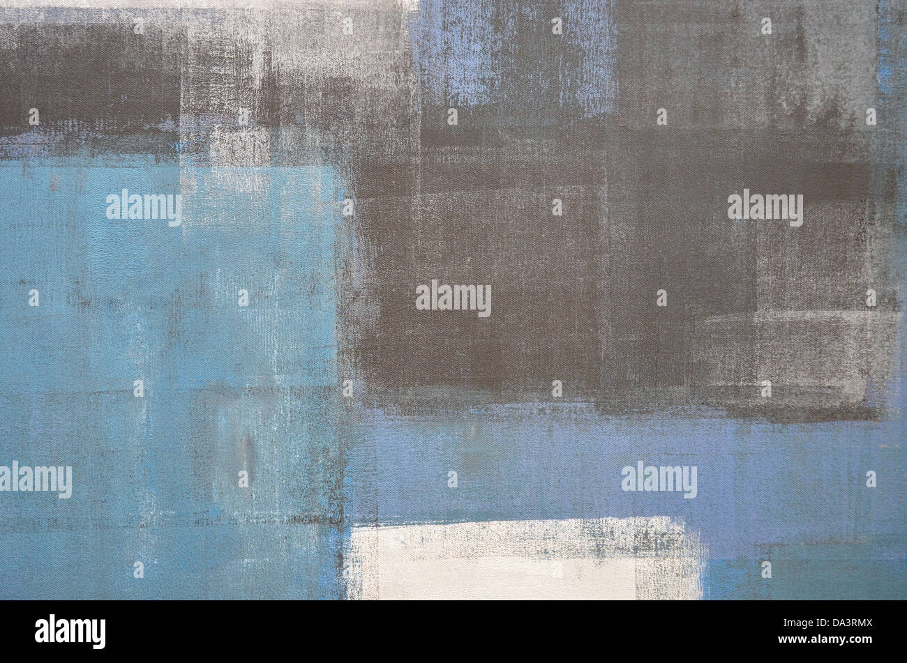 Grey and Blue Abstract Art Painting Stock Photo Alamy