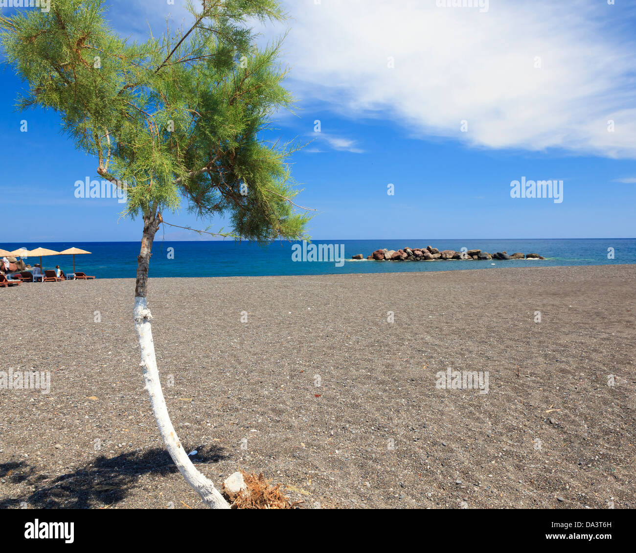 Beautiful greek beach hi-res stock photography and images - Alamy