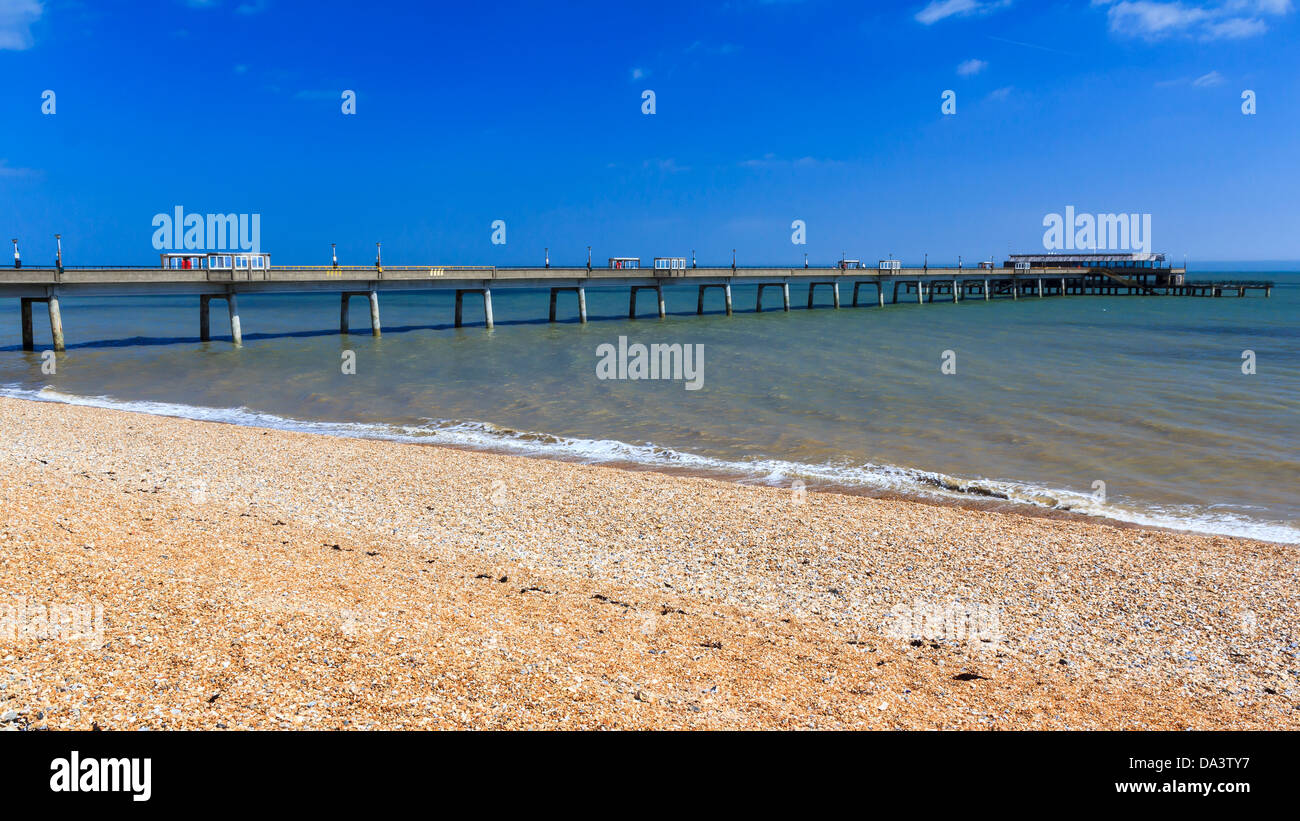 Deal Beach and Pier Kent England UK Stock Photo