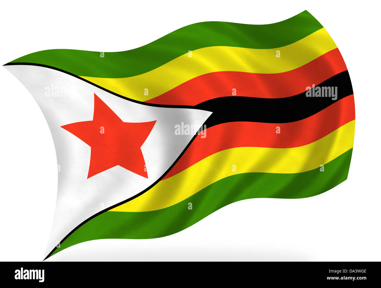 Zimbabwe flag hires stock photography and images Alamy