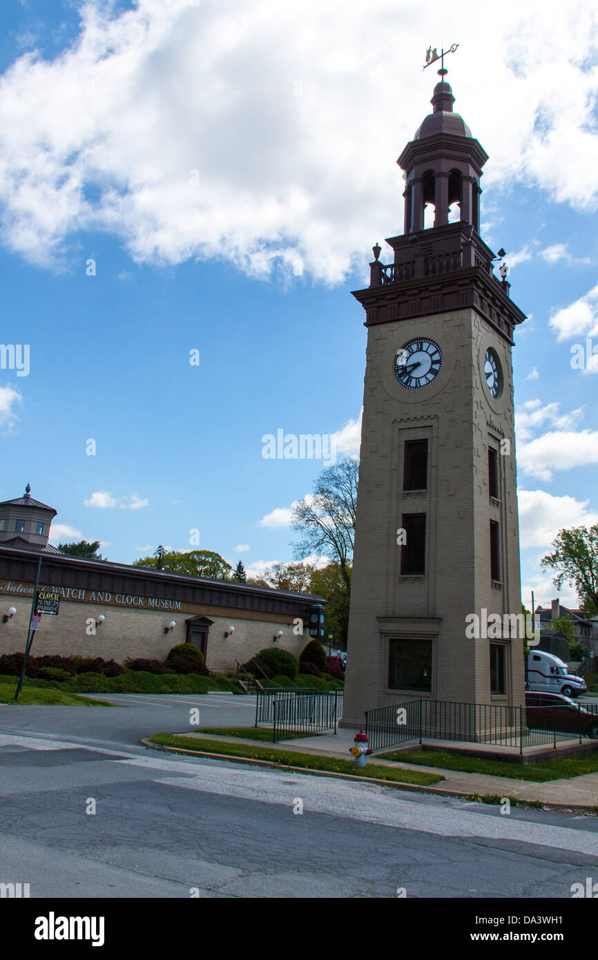 National Clock and Watch Museum in Columbia, PA Stock Photo