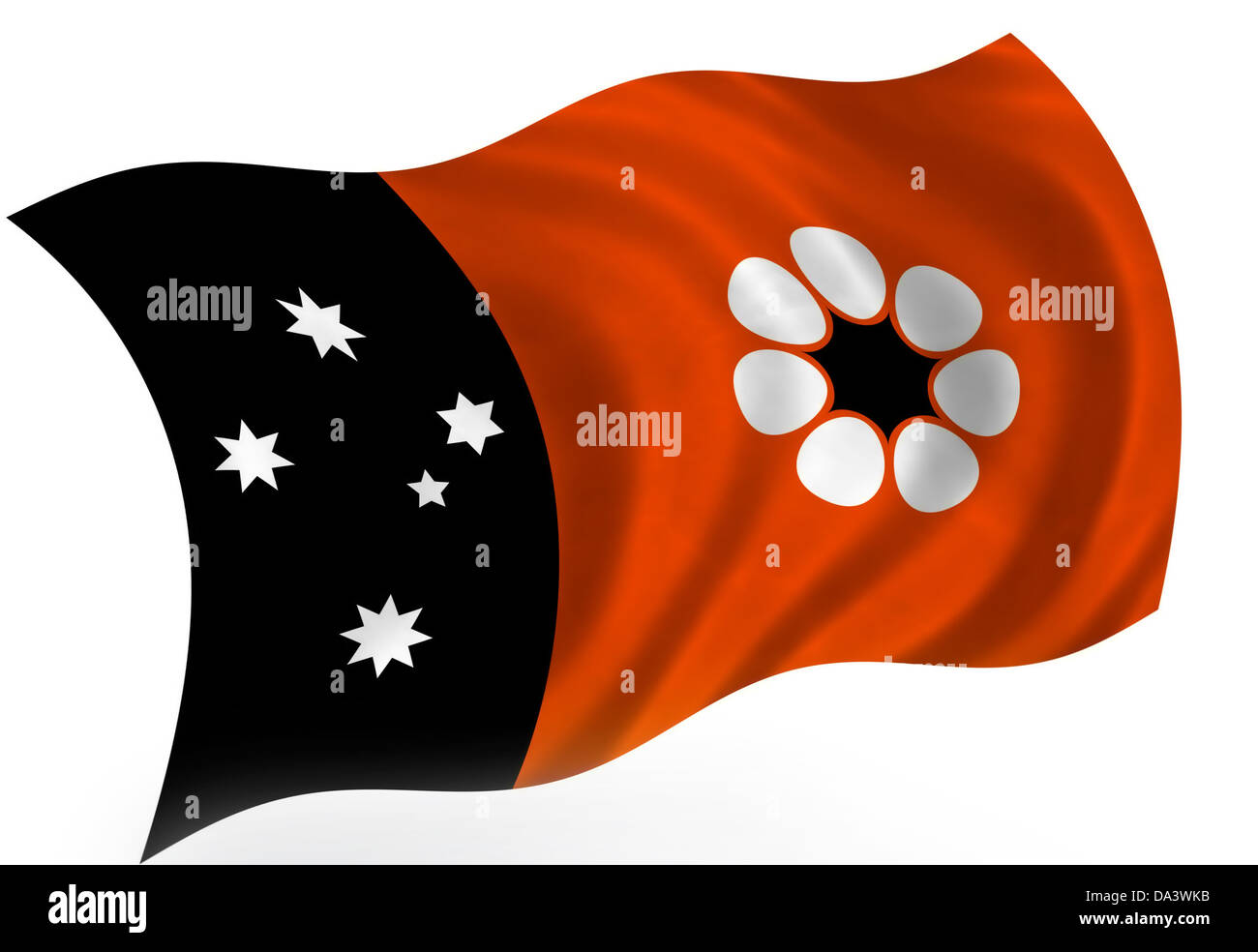 Australian Northern Territory flag; isolated Stock Photo Alamy
