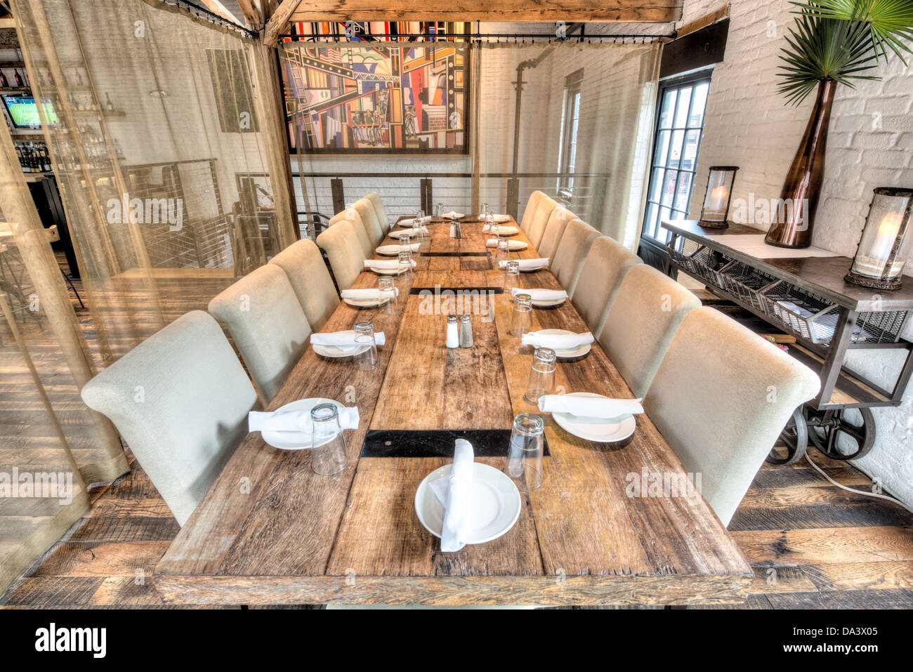 The interior of Virtue Feed and Grain, a restaurant and tavern in Old