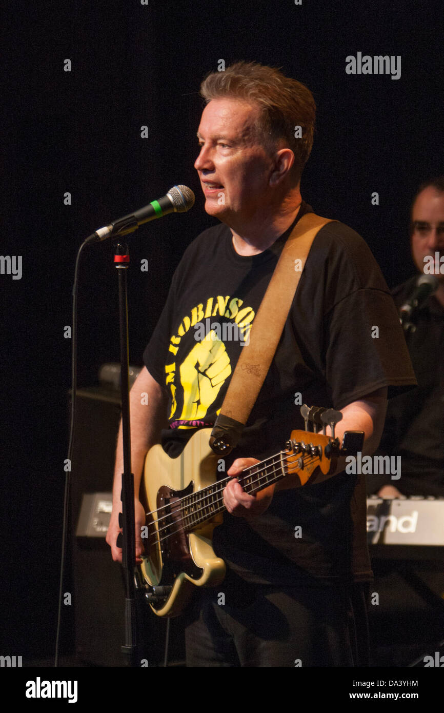London, UK. 2nd July 2013. Tom Robinson and EMI/Parlophone celebrate 35 years since Power In The Darkness with a track-by-track performance of the original album. 2nd July 2013, London. Credit:  martyn wheatley/Alamy Live News Stock Photo