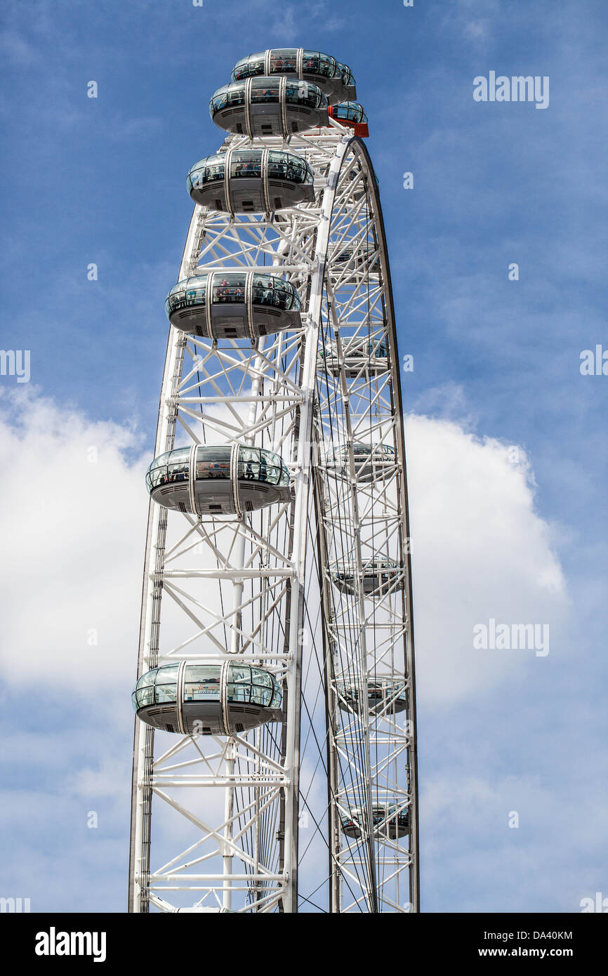 Millennium Wheel aka London Eye, London, England, UK Stock Photo