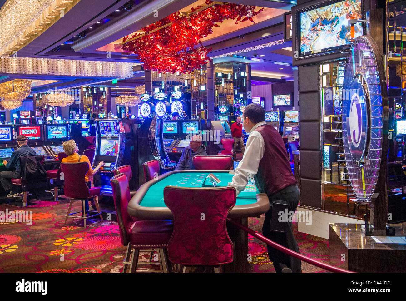 The Casino Of Cosmopolitan Hotel In Las Vegas Stock Photo Alamy