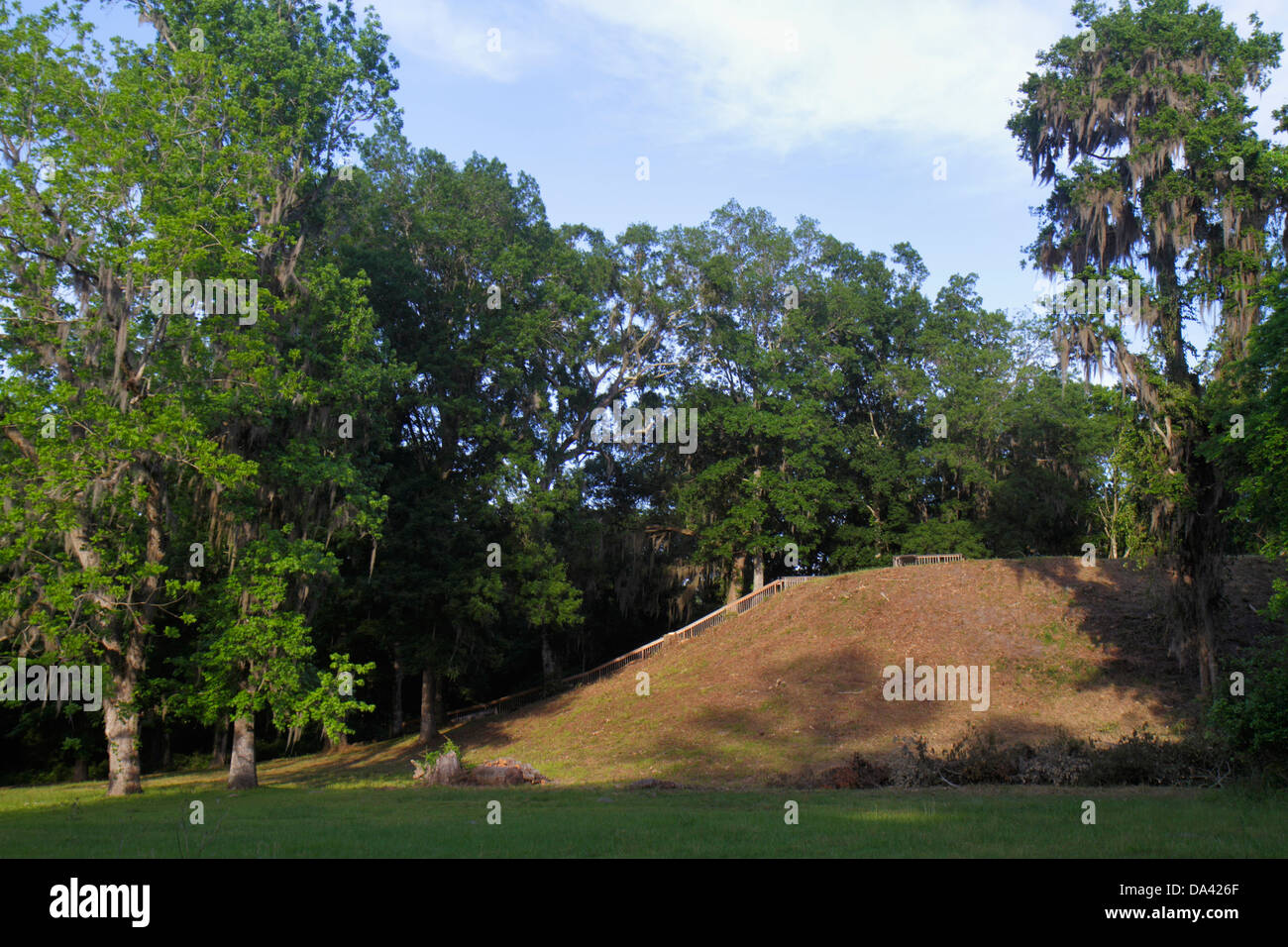 Tallahassee Florida,Lake Jackson Mounds Archaeological State Park,Fort Walton culture,Indian mound,FL130428065 Stock Photo
