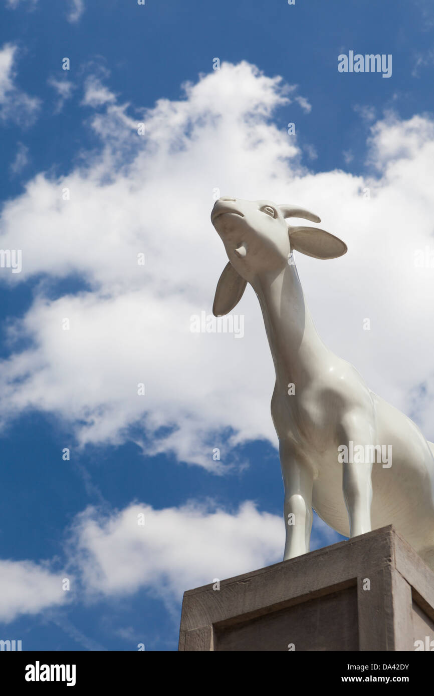 I Goat by Kenny Hunter, London, England Stock Photo