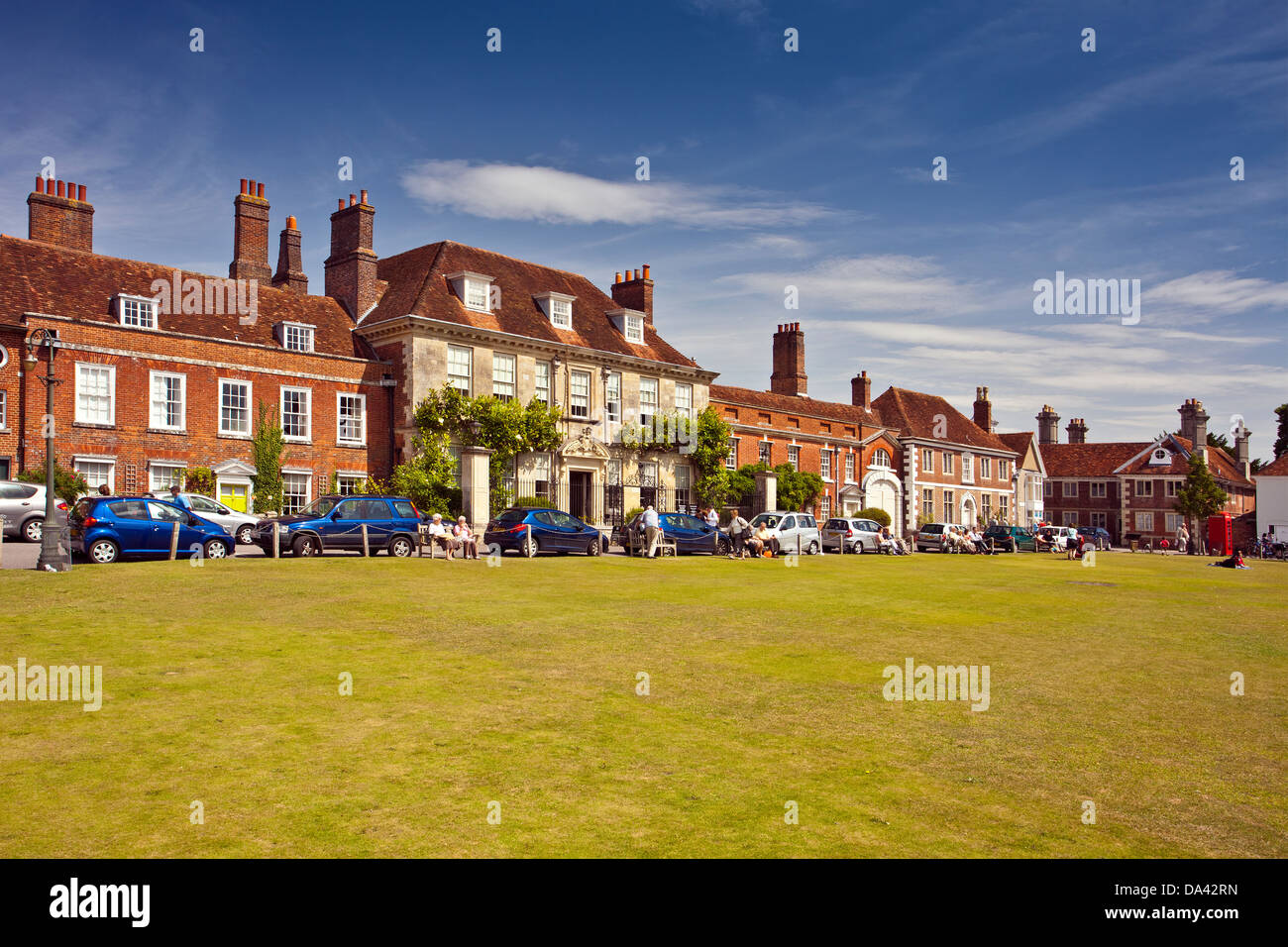 18th century Mompesson House in Cathedral Close in Salisbury Wiltshire England UK Stock Photo