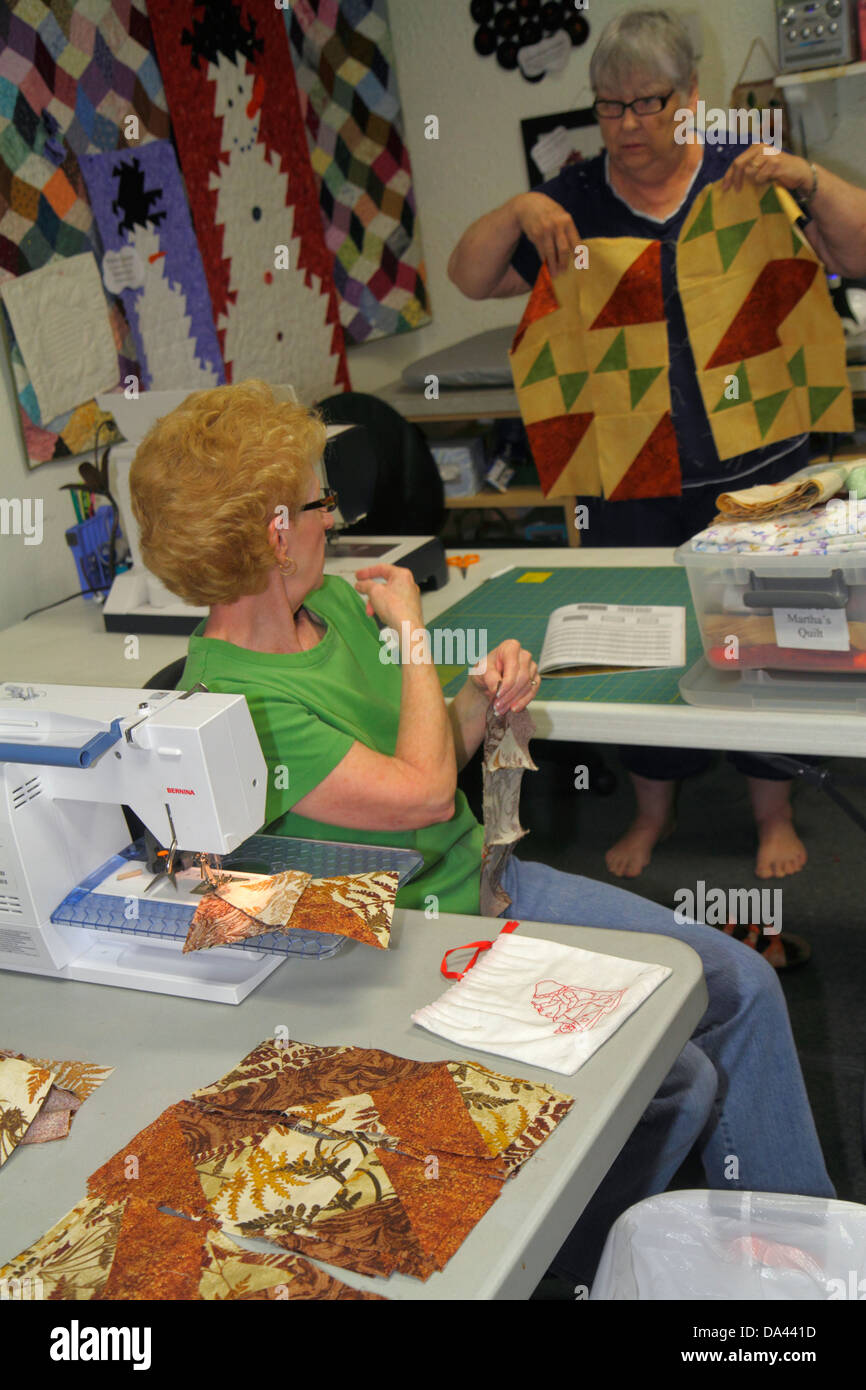 Florida Brooksville,quilting class,sewing,senior seniors old older