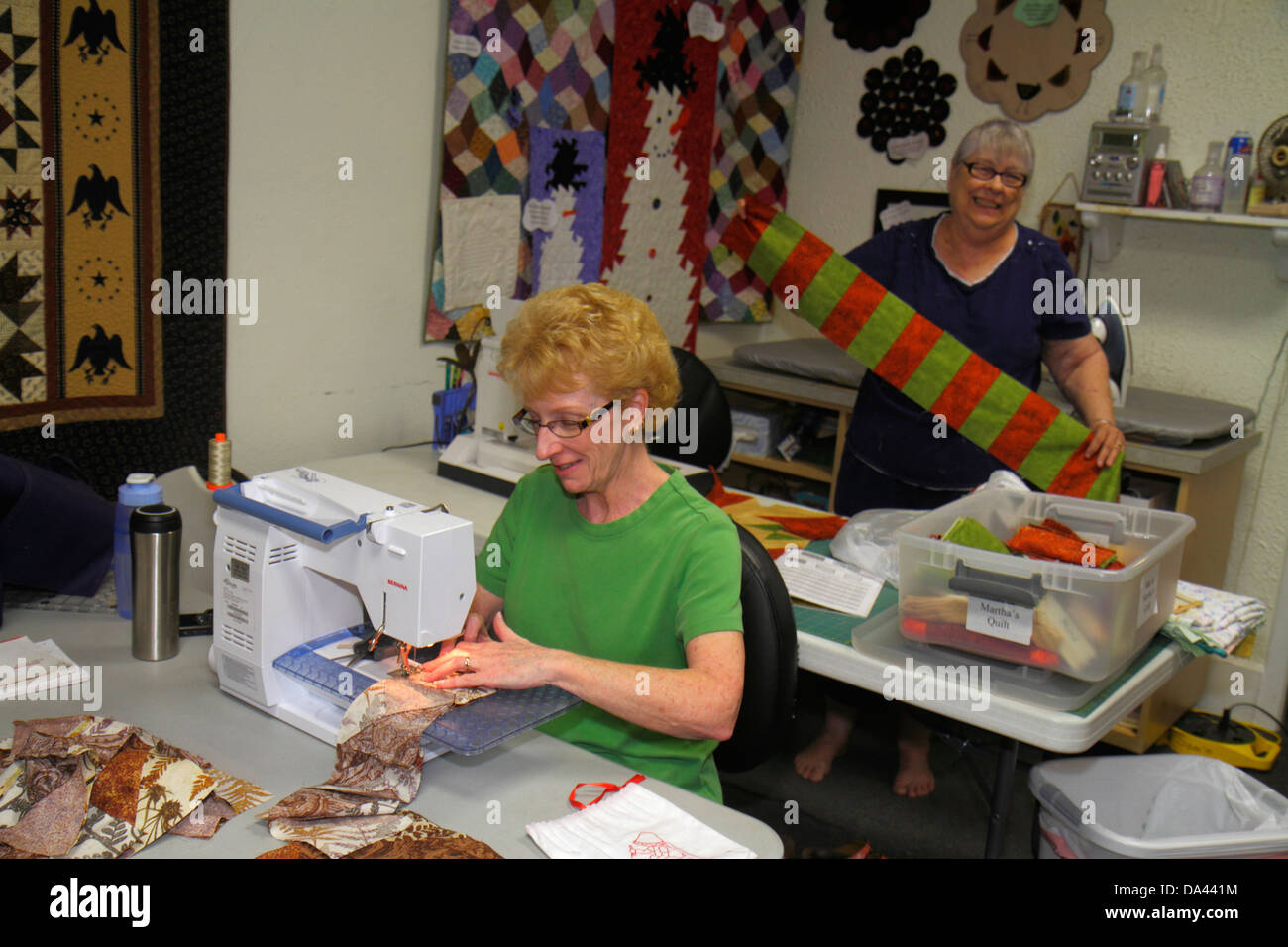 Florida Brooksville,quilting class,sewing,senior seniors old older