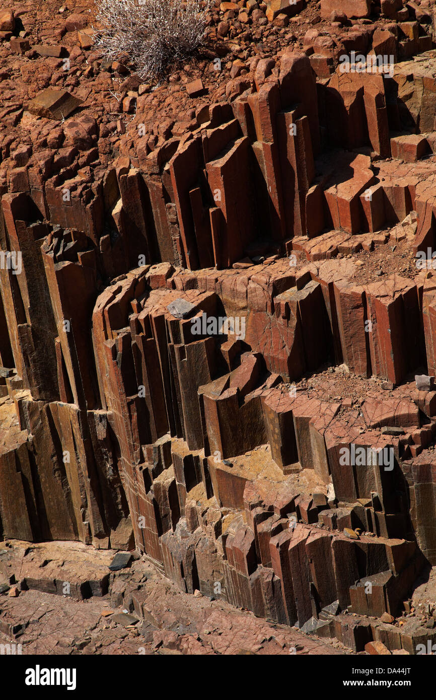 Organ Pipes rock formation, near Twyfelfontein, Damaraland, Namibia