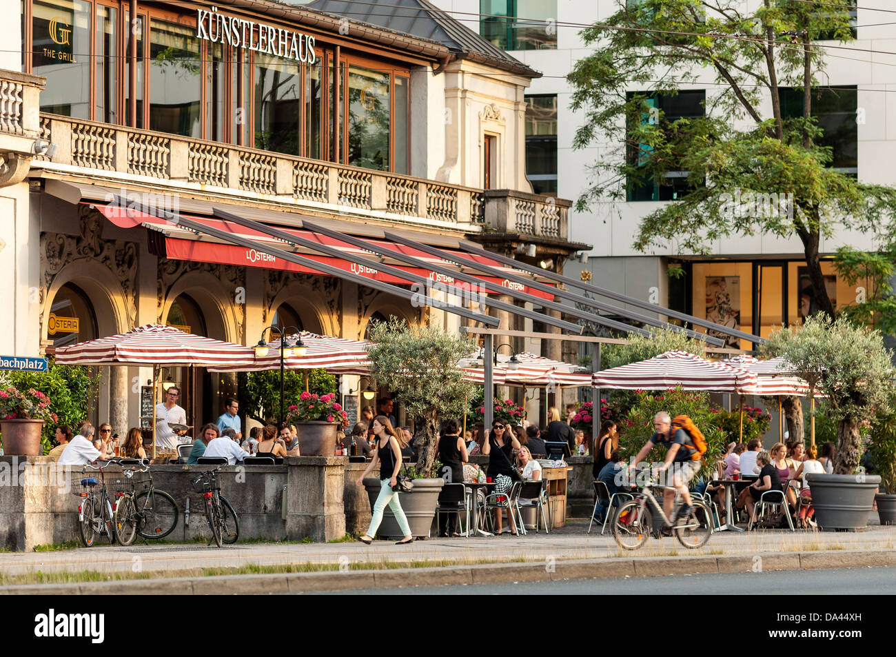 Kunstlerhaus am Lenbachplatz, Munich, Bavaria, Germany Stock Photo