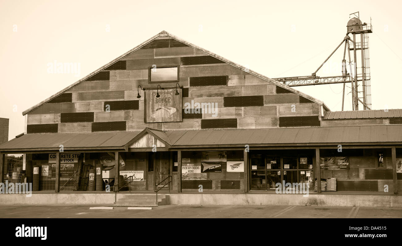 Feed Store in Texas USA Stock Photo Alamy
