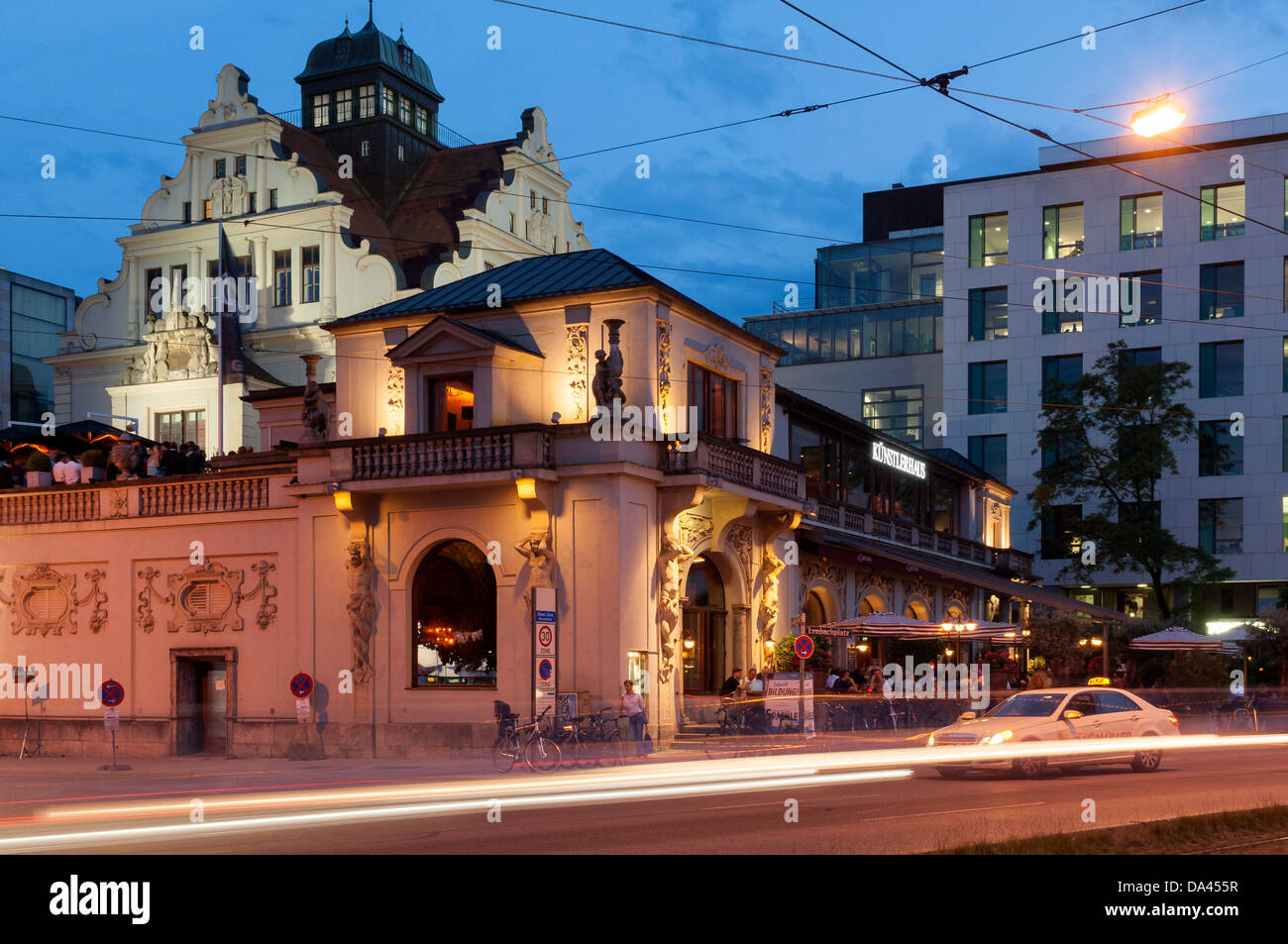 Kunstlerhaus am Lenbachplatz, Munich, Bavaria, Germany Stock Photo