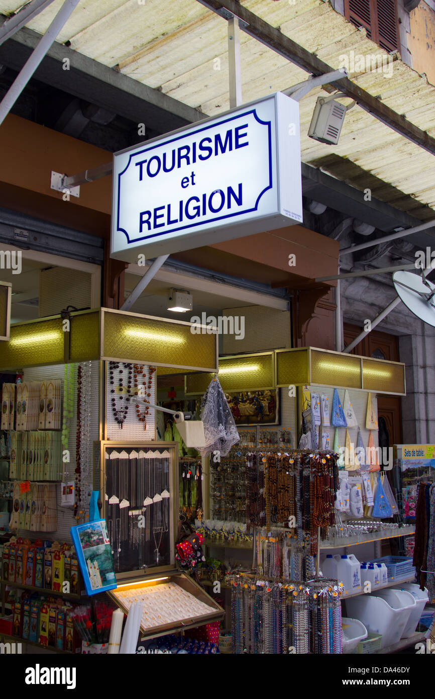 Shopping in lourdes hires stock photography and images Alamy