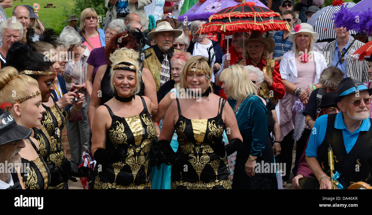 JAZZ FESTIVAL, UPTON UPON SEVERN, WORCESTERSHIRE, ENGLAND. UK Stock