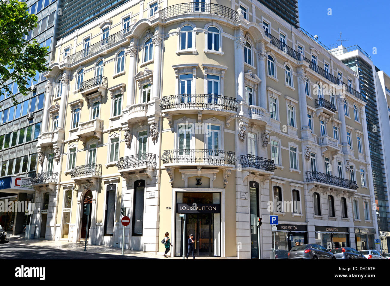 Louis Vuitton boutique Lisbon Portugal Stock Photo - Alamy