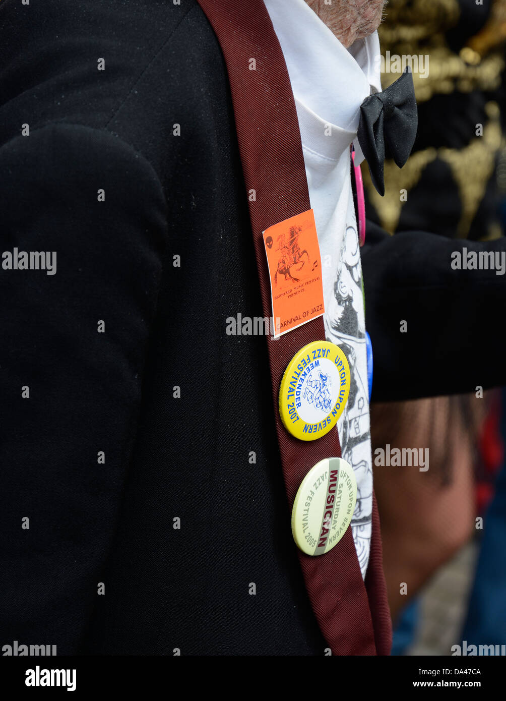 JAZZ FESTIVAL, UPTON UPON SEVERN, WORCESTERSHIRE, ENGLAND. UK Stock