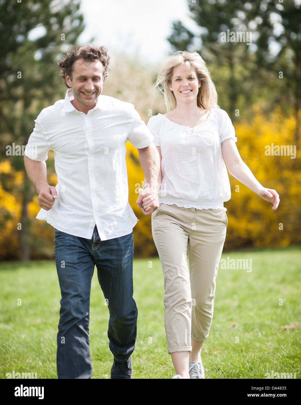 View through grass holding hi-res stock photography and images - Alamy