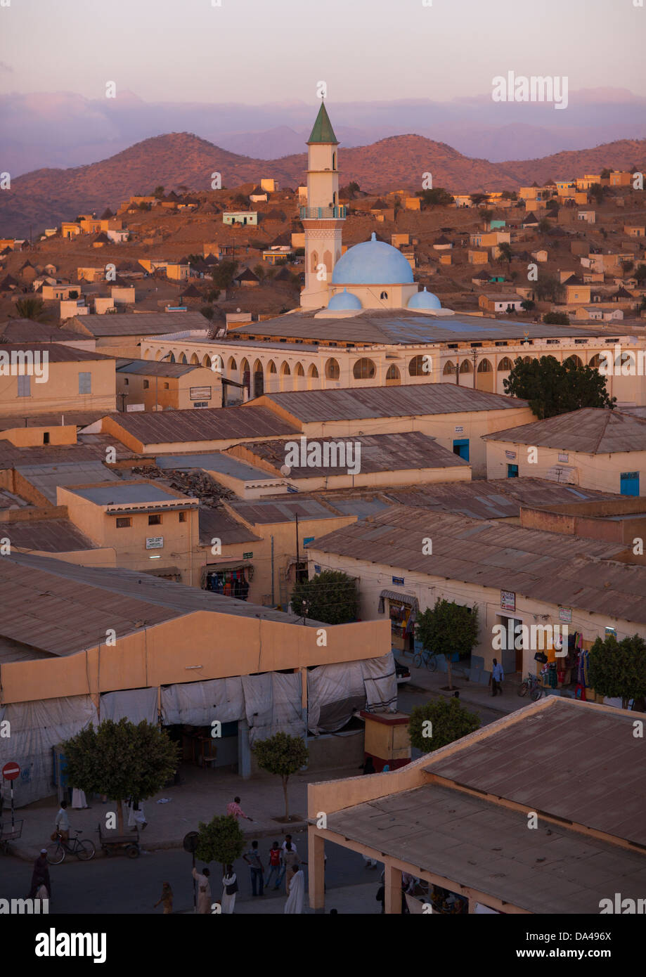 Overvoew Of The Town, Keren, Eritrea Stock Photo - Alamy