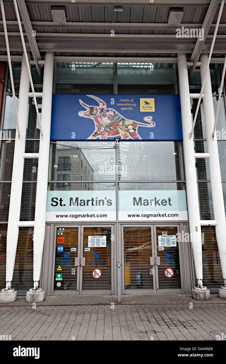 Birmingham indoor market bullring market st martins market Stock Photo