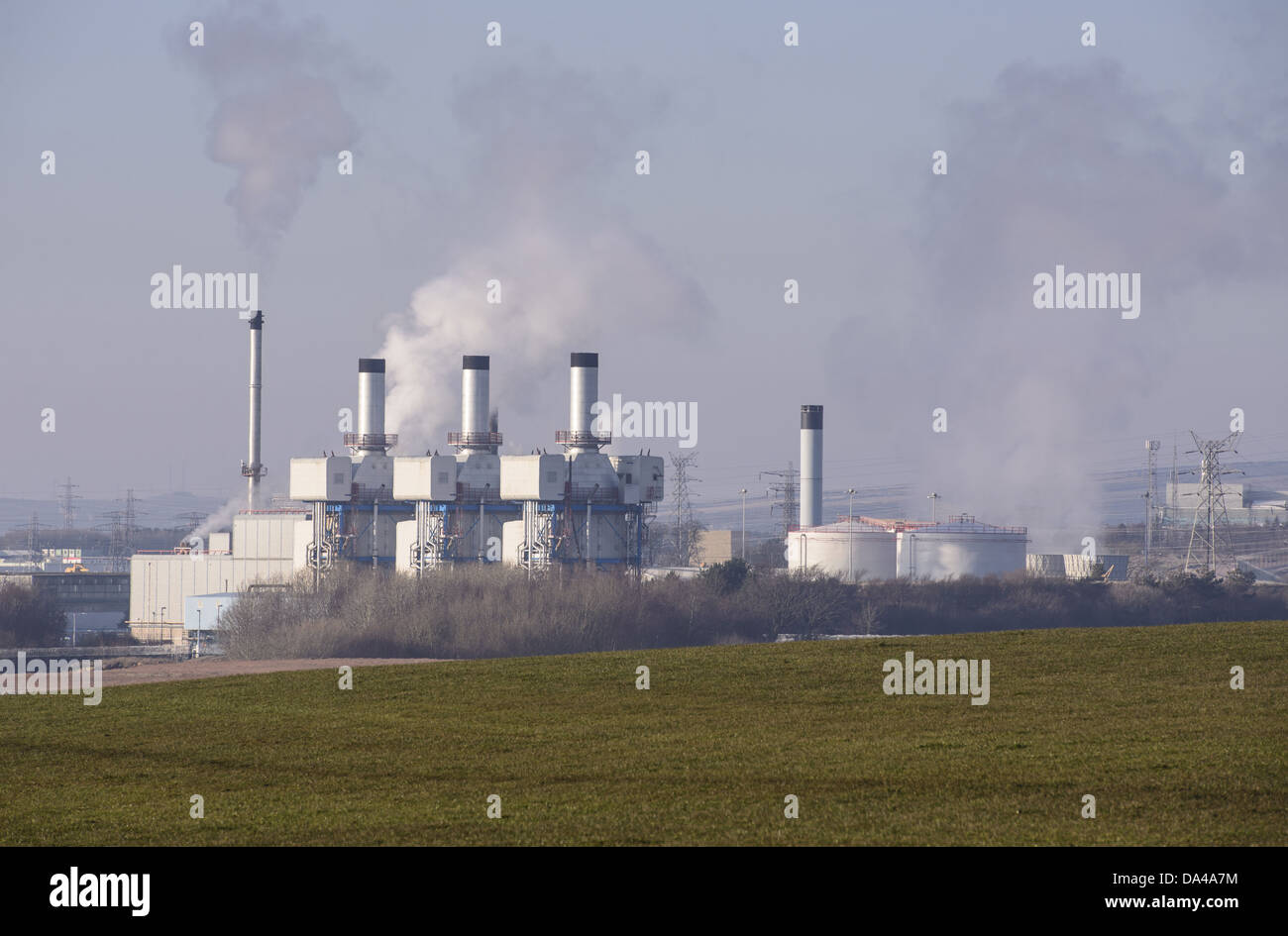Nuclear fuel reprocessing site, Sellafield, Cumbria, England, February