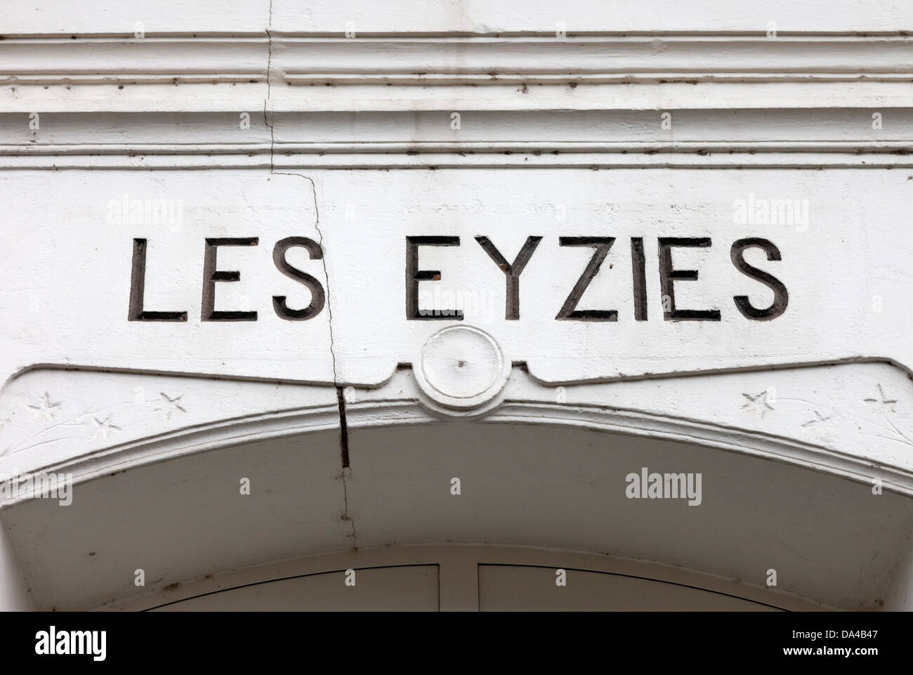 Cracks Forming Through Les Eyzies Train Station Building France EU