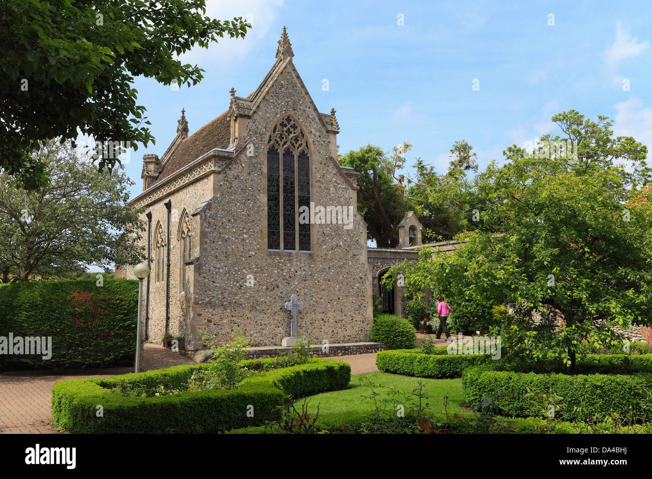 The Slipper Chapel Shrine at Houghton St. Giles near Little Walsingham in Norfolk, England Stock