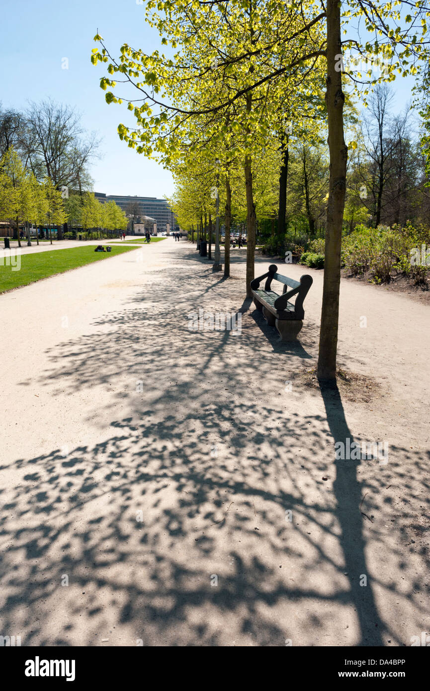 Les Jardin des Sculptures du Parc Royal, Brussels, Belgium. Stock Photo