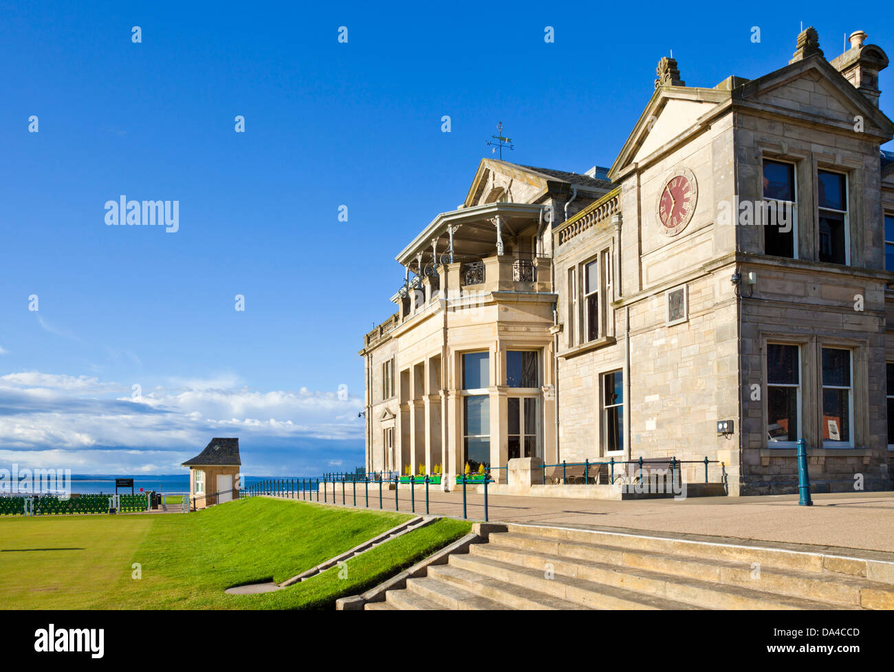 The Royal and Ancient Golf Club of St Andrews golf course and club house St Andrews Fife Scotland UK GB EU Europe Stock Photo