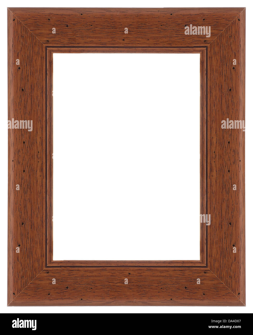 Wooden picture frame isolated on white background Stock Photo - Alamy