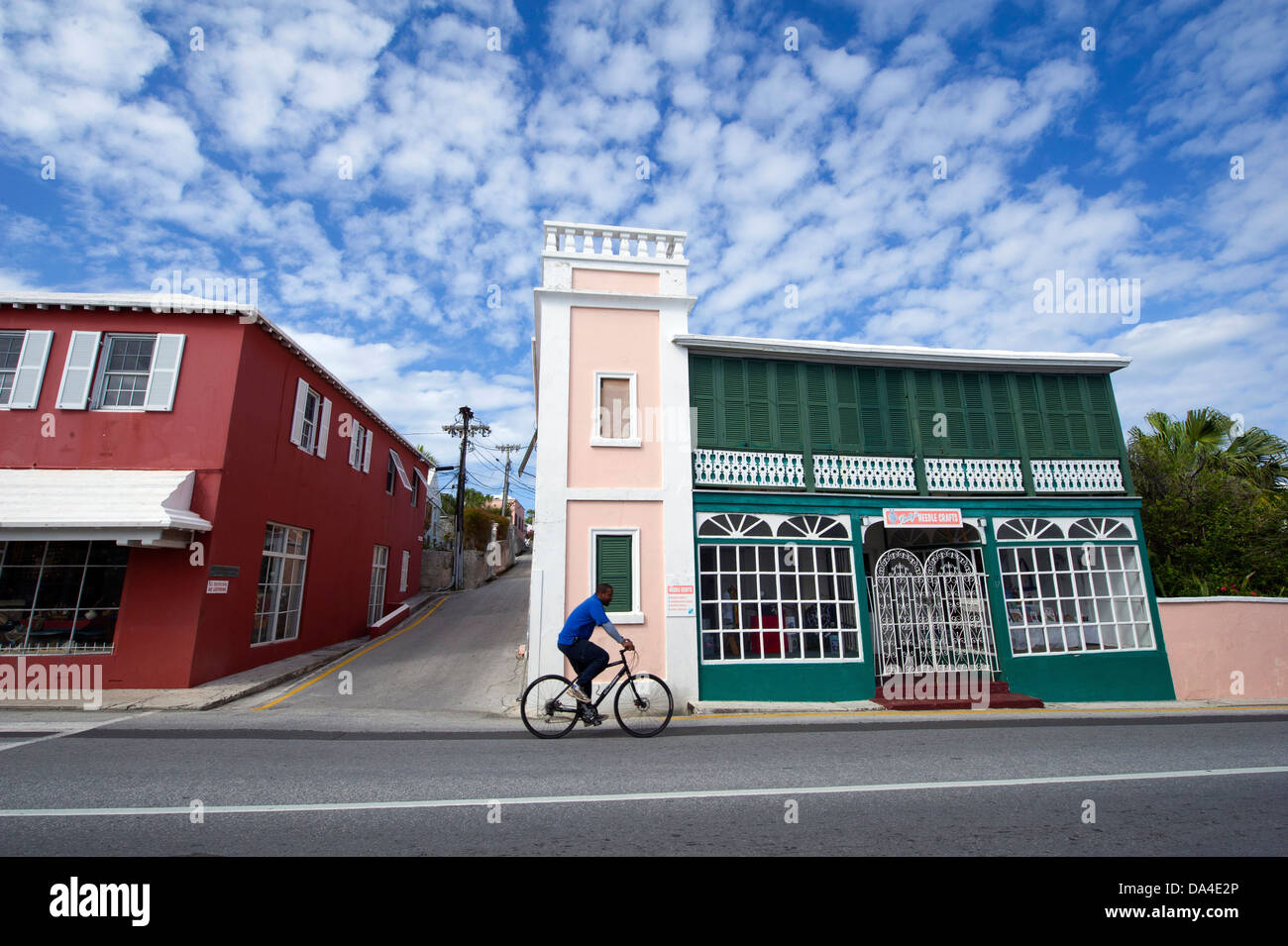 Town of St. on Bermuda Stock Photo Alamy