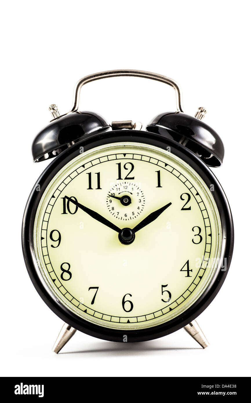 Detail of a used mechanical clock, very flexible concept Stock Photo ...