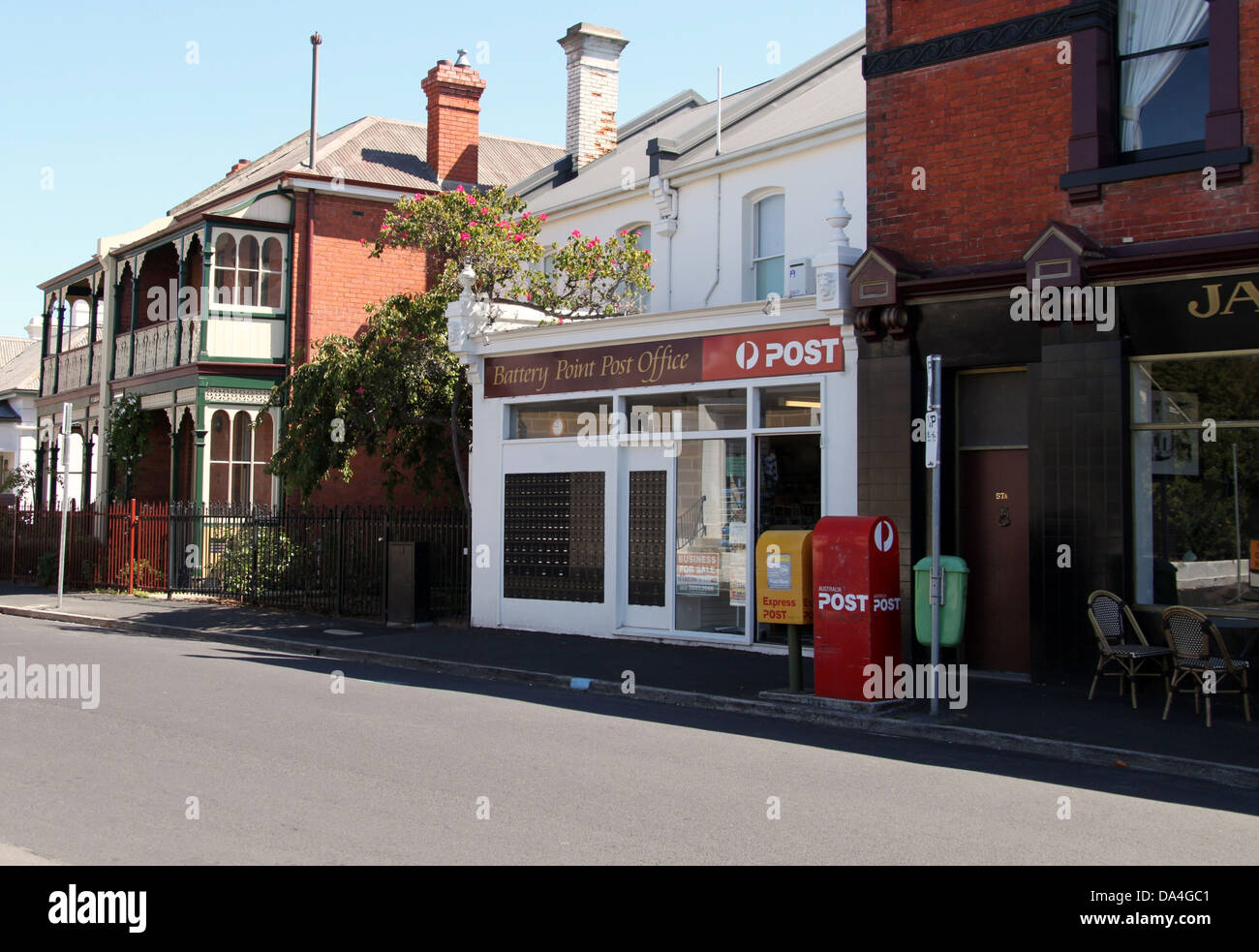 Post Office at Battery Point in Hobart Stock Photo Alamy