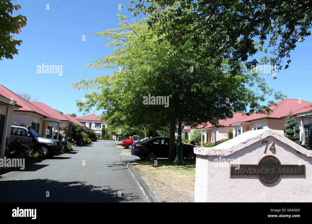 Desirable Housing at Battery Point in Hobart Stock Photo Alamy