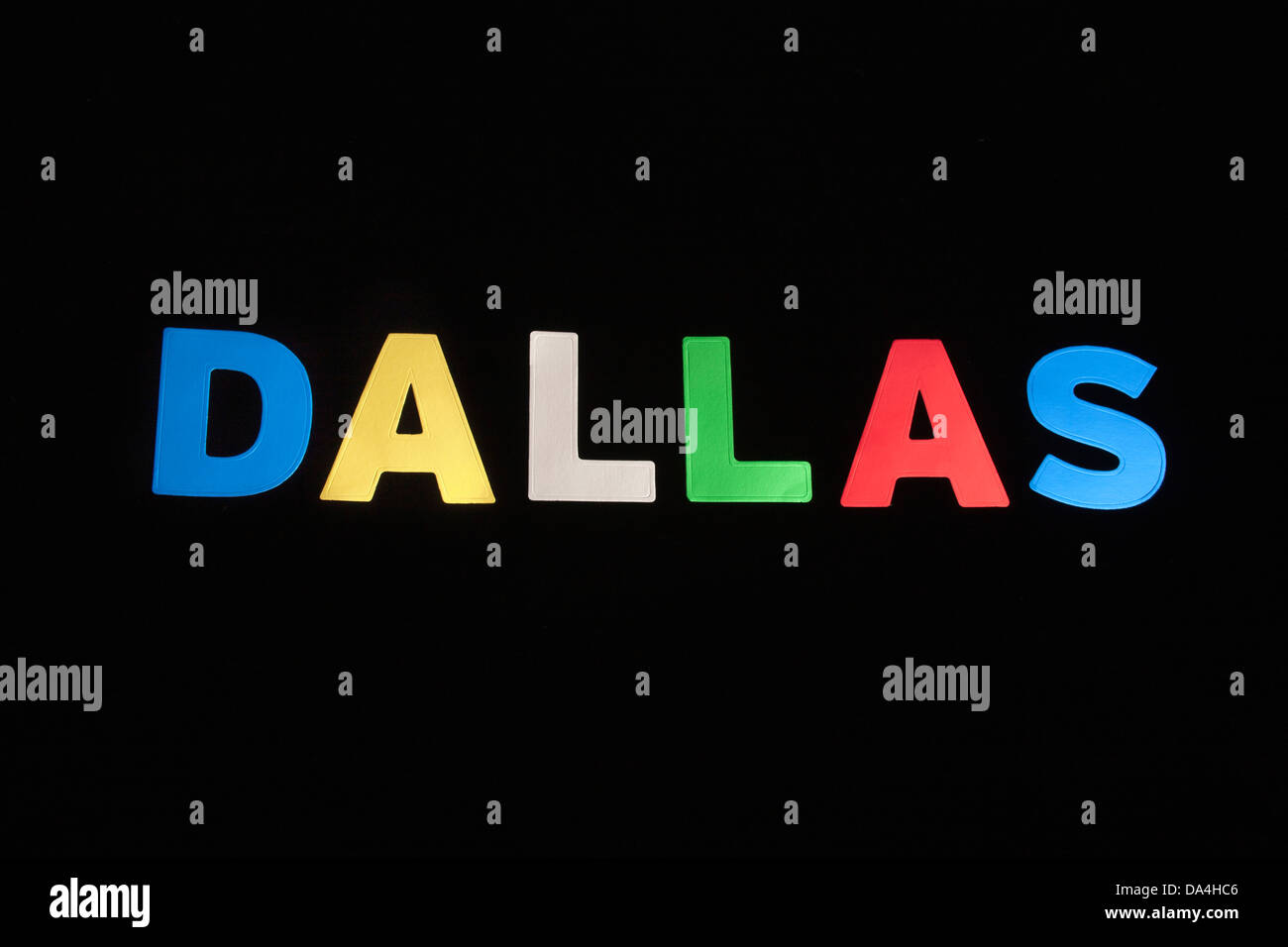 Dallas Letters Sign Texas signage hi-res stock photography and images - Alamy