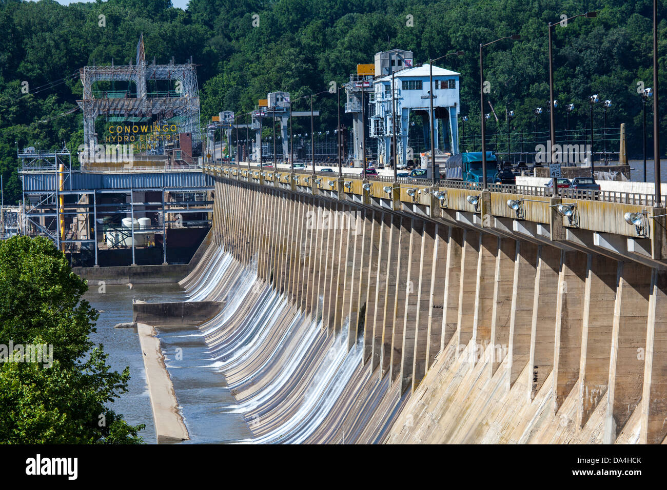 The Conowingo Dam (also known as the Conowingo Hydroelectric Plant) is