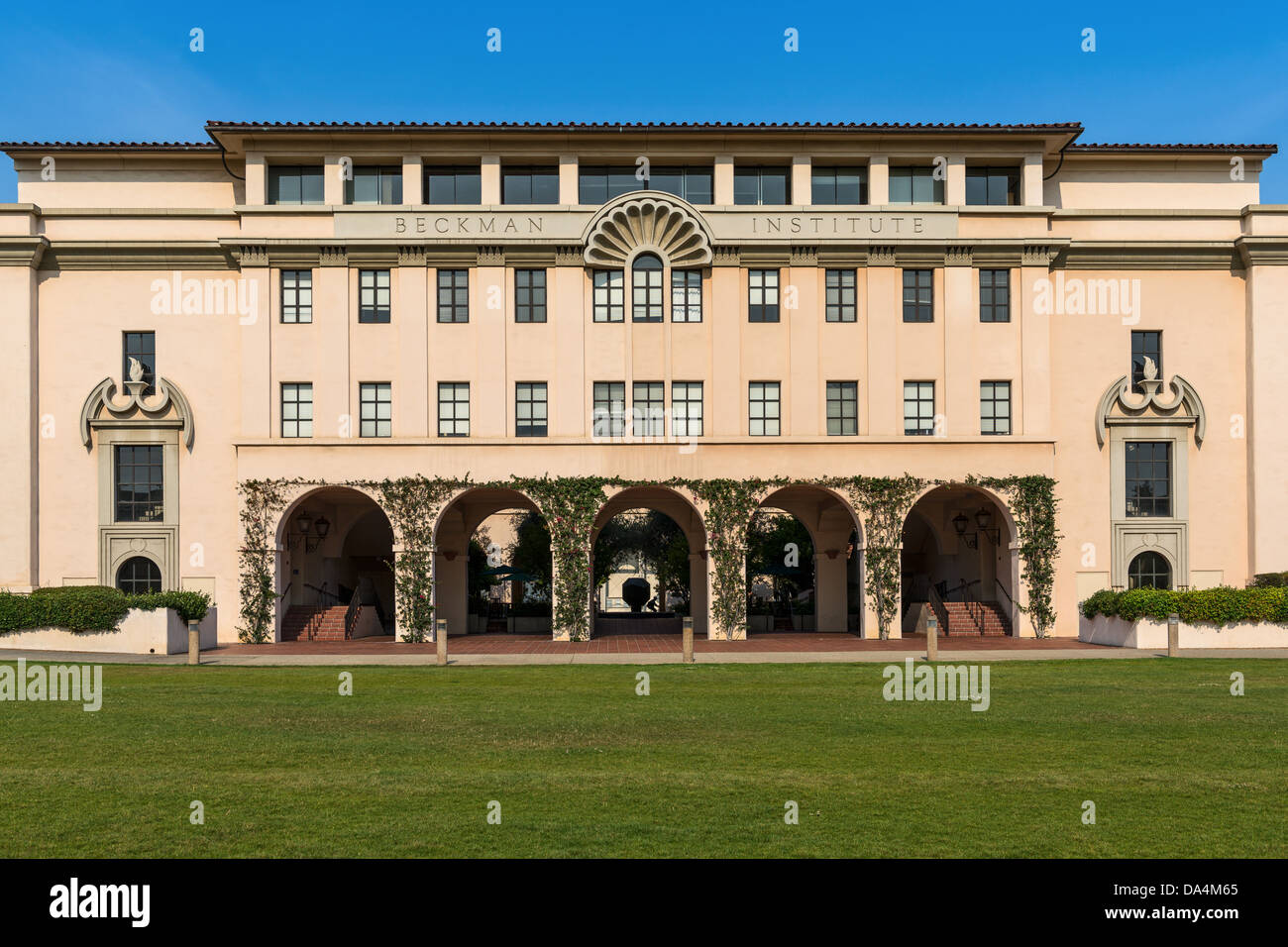 The Beckman Institute at Caltech, the California Institute of Technology. Stock Photo