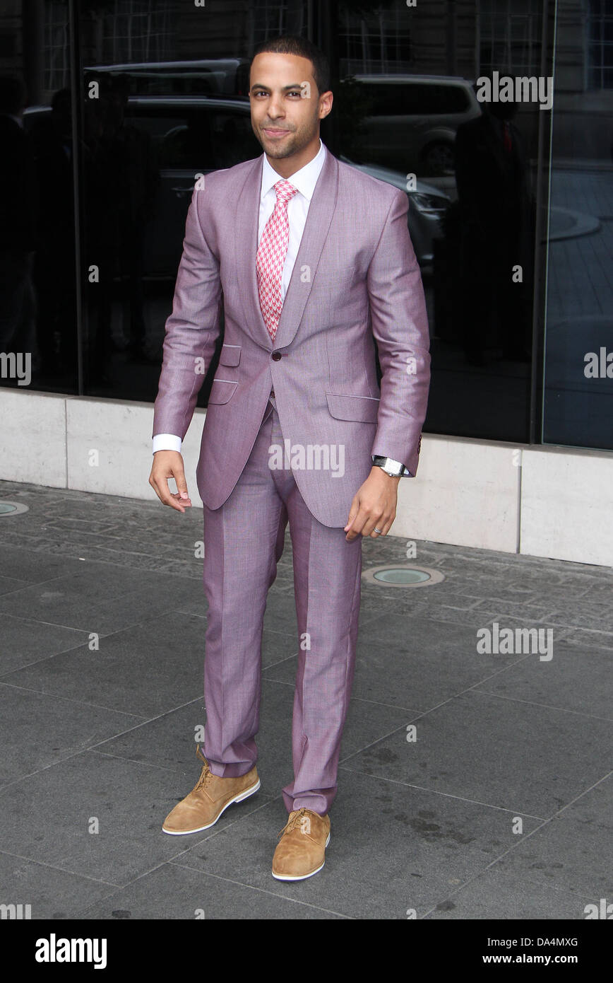 Marvin Humes attends The Arqiva Commercial Radio Awards at the Park Plaza Westminster Bridge Credit:  WFPA/Alamy Live News Stock Photo