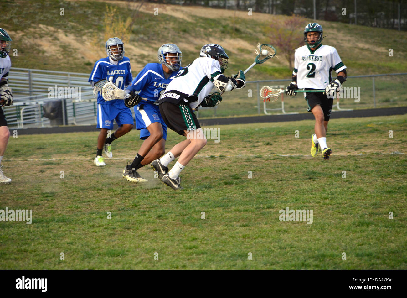 High school lacrosse Stock Photo Alamy