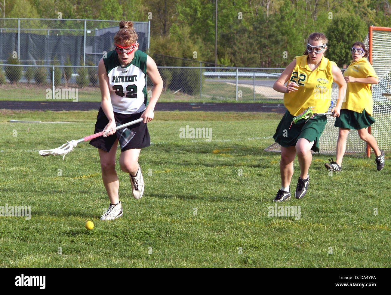 girls high school lacrosse Stock Photo Alamy