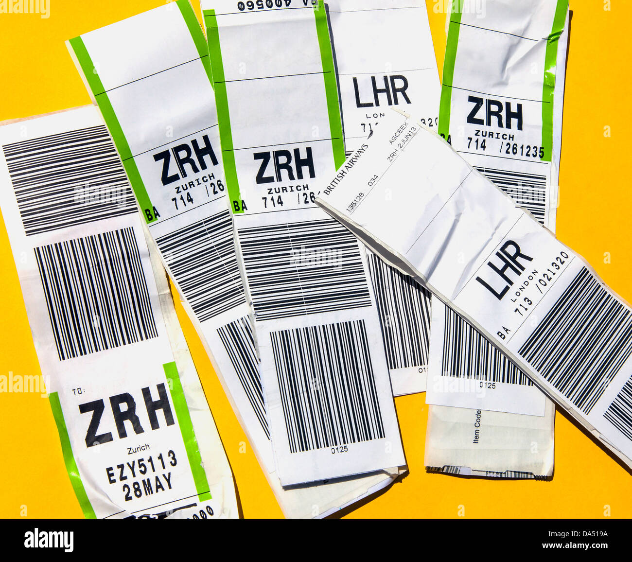 Luggage tags airport hi-res stock photography and images - Alamy