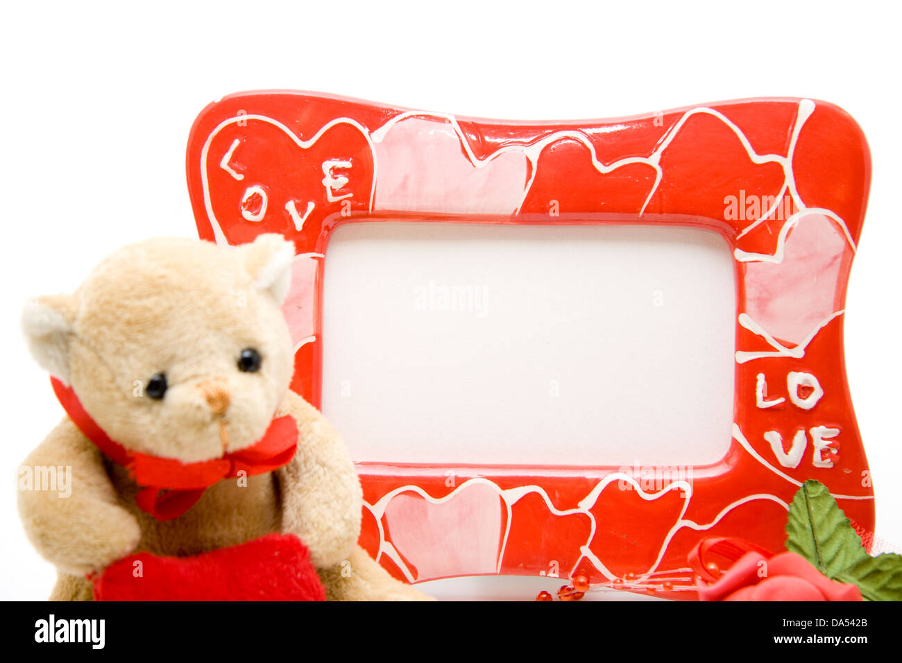 Picture frames with teddy bear Stock Photo - Alamy