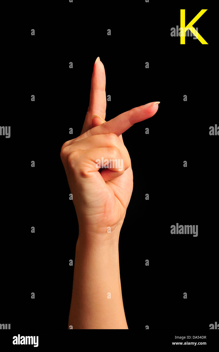 Letter K Sign Language at Maya Hurley blog