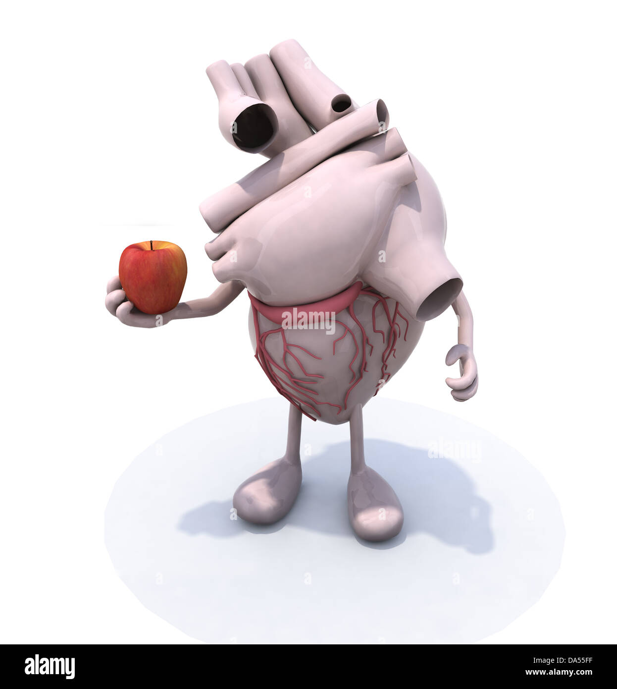 3d human body fat heart hi-res stock photography and images - Alamy