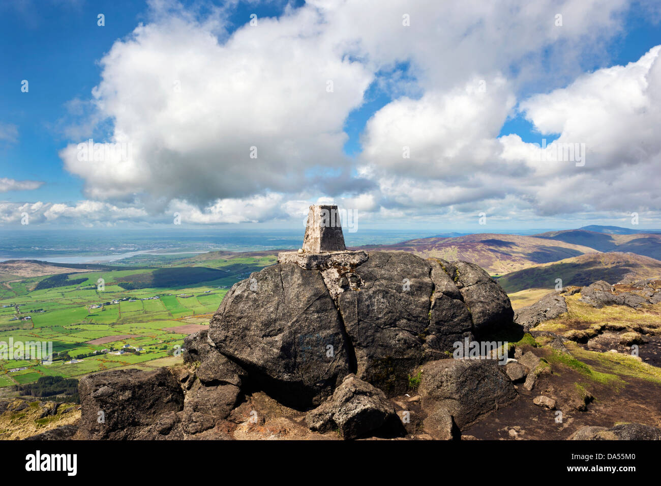 The summit of Carlingford Mountain, County Louth, Ireland Stock Photo